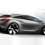 Opel Astra GTC sketch