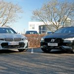 BMW 330e og Volvo V60 T6 3