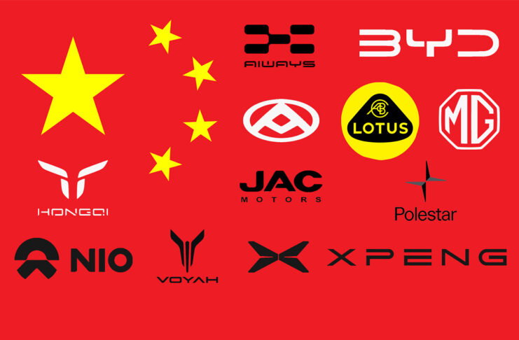 Vestlige bilmærker bliver presset ud af Kina kinesiske bilmærker