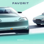 Skoda Favorit el tegning