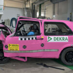 Crashtest Golf II skader