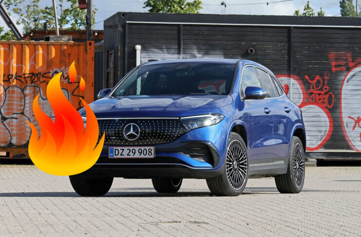 Brandfarlige Mercedes-elbiler får skiftet batterier