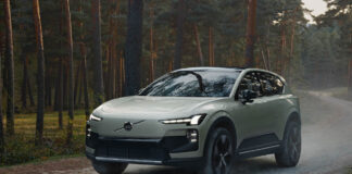 Volvo EX60 klar til skovtur