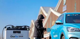 I Kina kommer ladestanderen til elbilerne