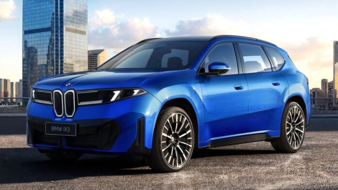 BMW iX3 lang dørhåndtag