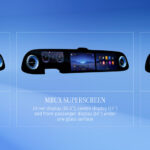 Mercedes C screen x3