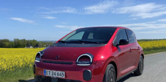Første tur i den elektriske Renault Twingo elektrisk twingo