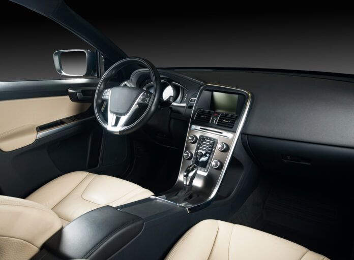 Modern Luxury Car Interior Detail