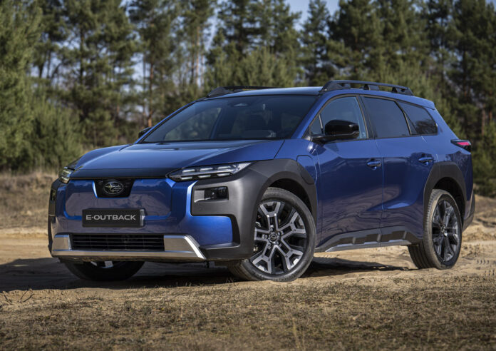 Subaru E-Outback blue