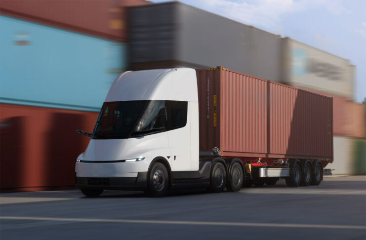 Nu kommer Tesla's elektriske Semi lastbil til Europa