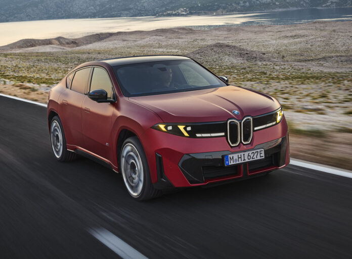BMW iX4 fart bmw coupé