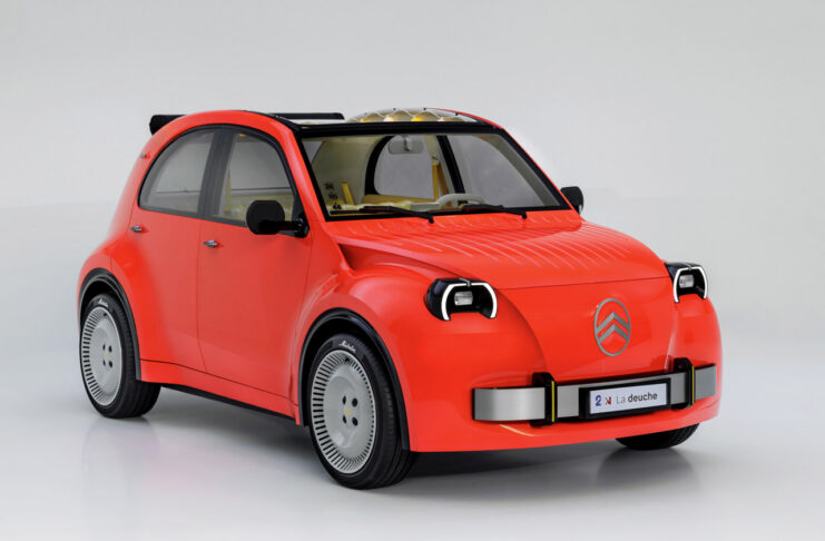 Citroën 2CV genopstår som billig elbil 2cv elbil